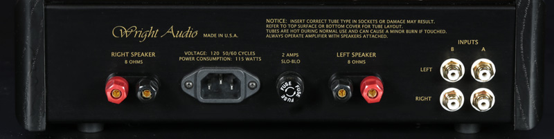 Wright Audio Mini Amplifier Back